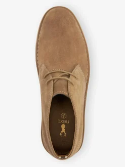 Next Stone Suede Desert Boots New