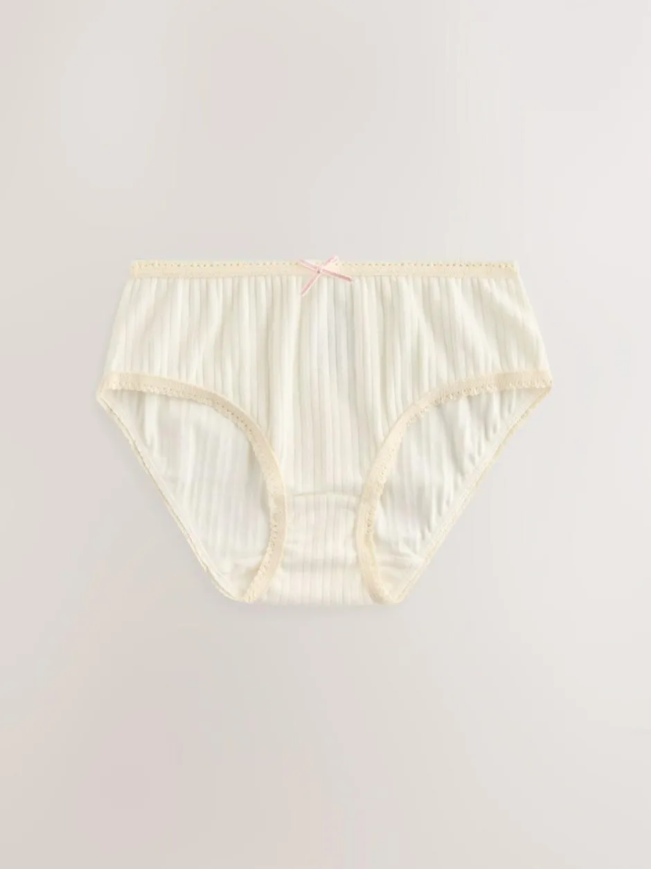 Next Texture Briefs 5 Pack (1.5-16yrs) Stripe/Plain New