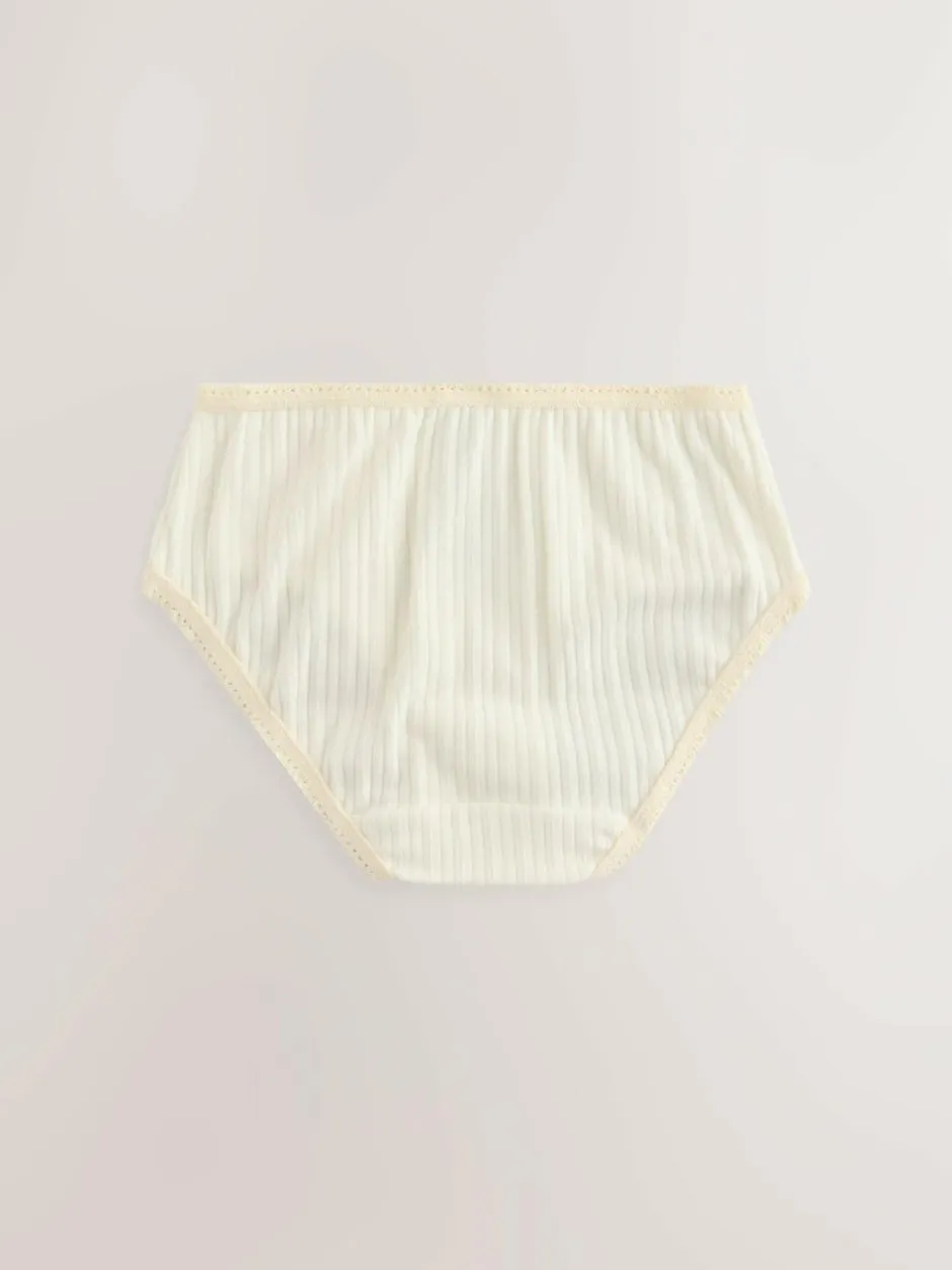 Next Texture Briefs 5 Pack (1.5-16yrs) Stripe/Plain New