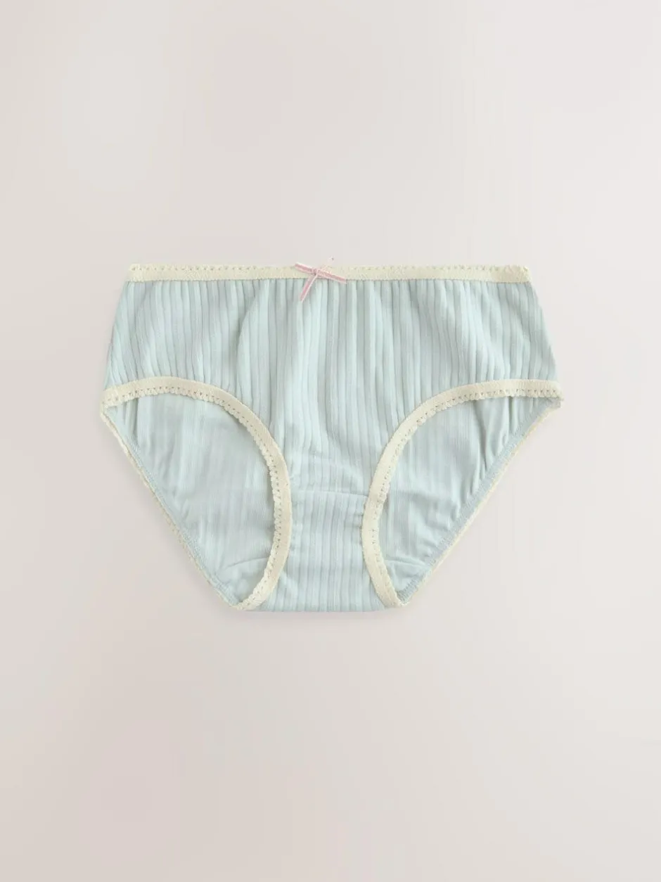 Next Texture Briefs 5 Pack (1.5-16yrs) Stripe/Plain New