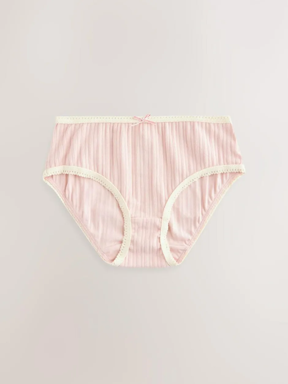 Next Texture Briefs 5 Pack (1.5-16yrs) Stripe/Plain New