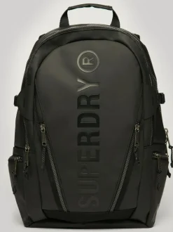 Superdry Black Tarp Rucksack Outlet