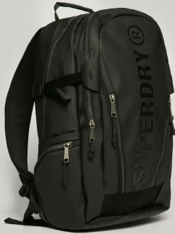 Superdry Black Tarp Rucksack Outlet