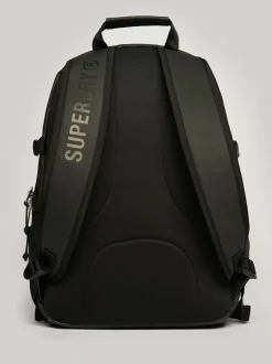 Superdry Black Tarp Rucksack Outlet