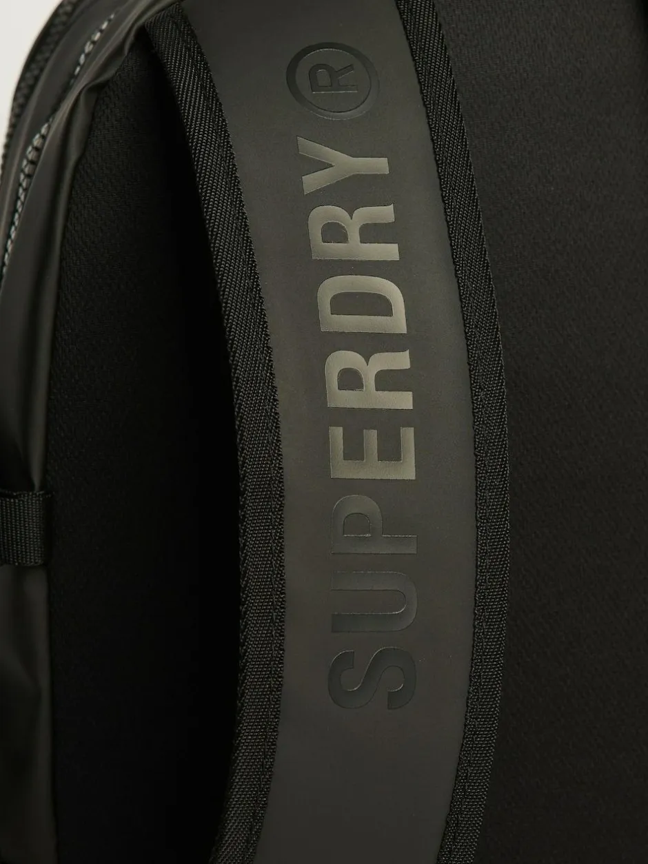Superdry Black Tarp Rucksack Outlet