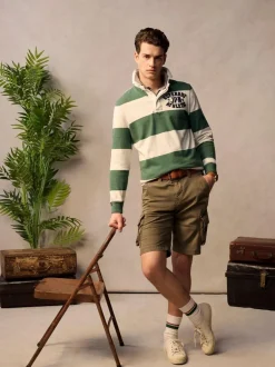 Superdry Brown Core Cargo Relaxed Fit Shorts Online