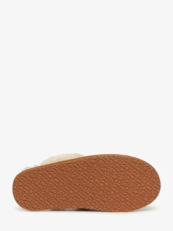 Superdry Brown Faux Suede Mule Slippers Hot
