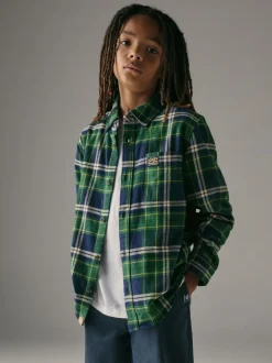 Superdry Check Shirt Green Clearance