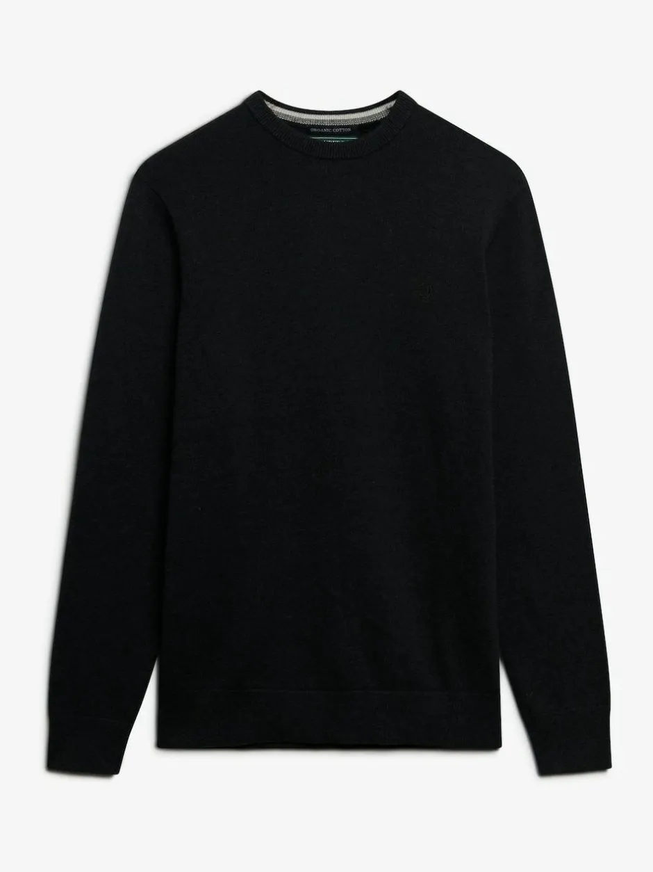 Superdry Essentials Cotton Jumper Grey Discount