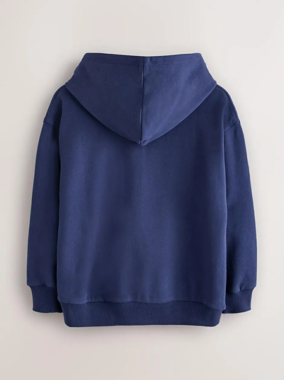 Superdry Navy Mix Hoodie Outlet
