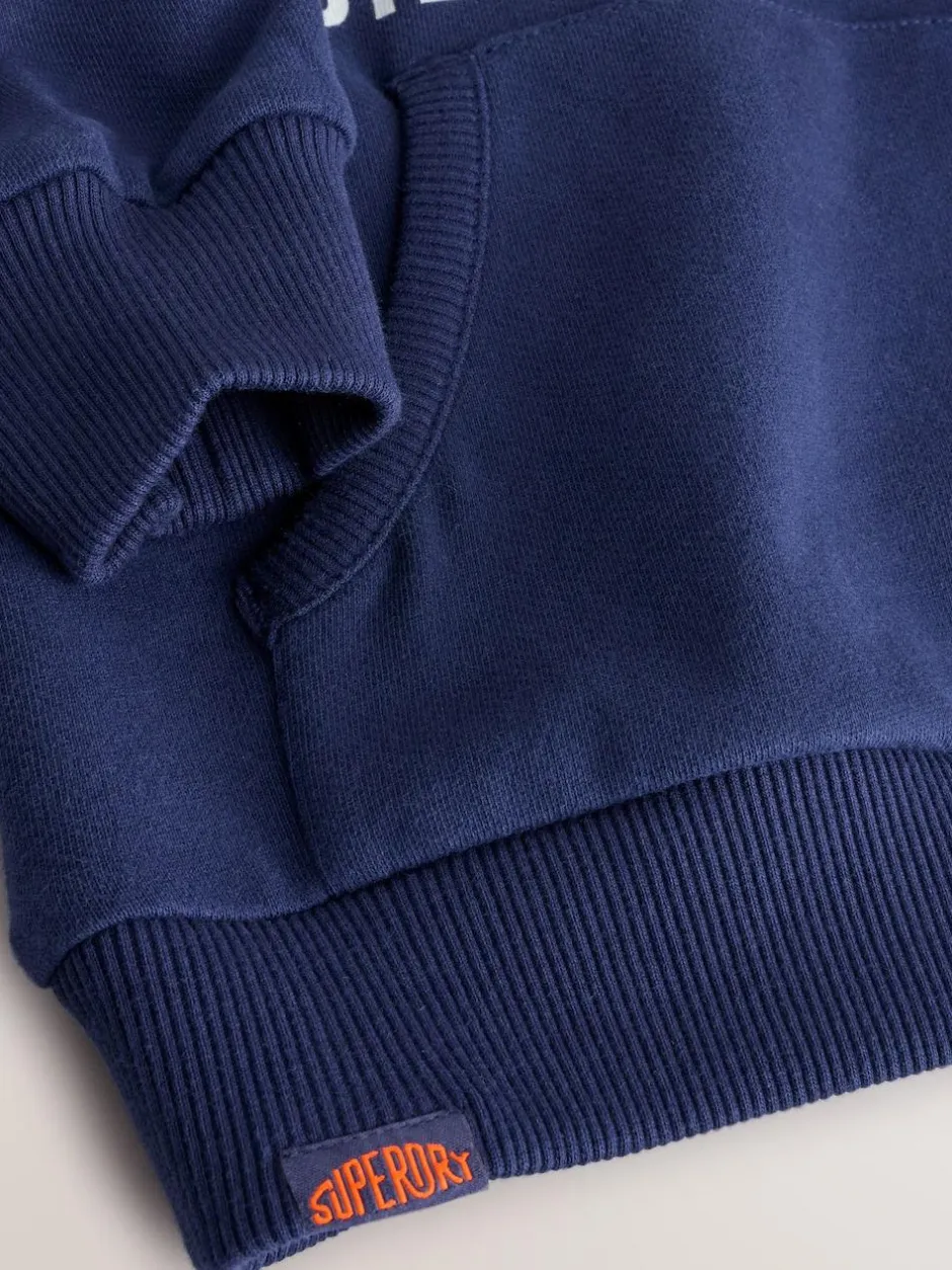 Superdry Navy Mix Hoodie Outlet