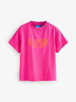 Superdry T-Shirts 3 Pack Pink Hot