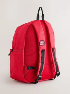 Superdry Back to School Embroide Varsity Badge Logo Backpack Red Best