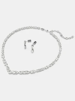 Swarovski Silver Mesmera Mixed Cuts Rhodium Plated Jewellery Set Hot