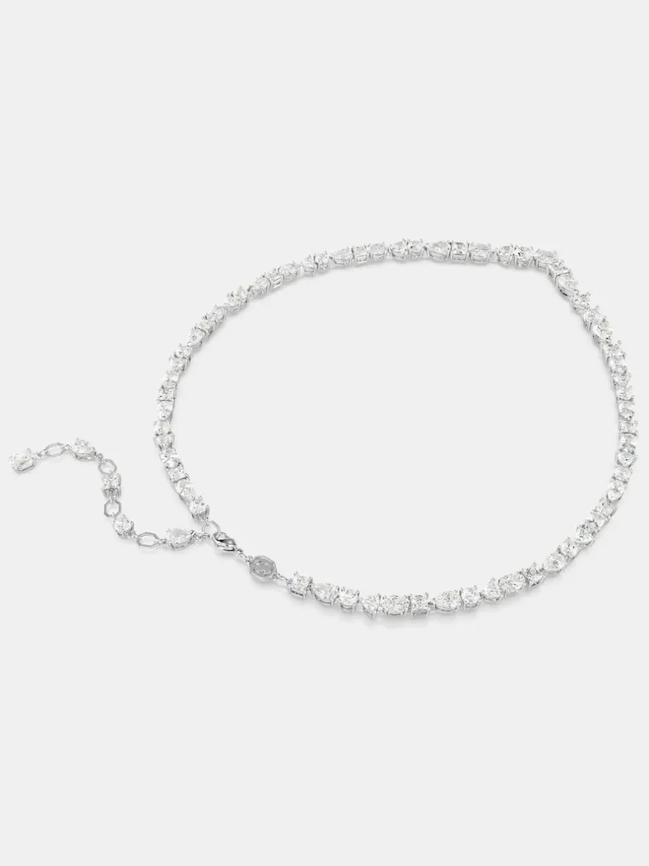 Swarovski Silver Mesmera Mixed Cuts Rhodium Plated Jewellery Set Hot
