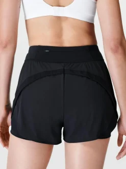 Sweaty Betty Tempo Run Shorts Black New