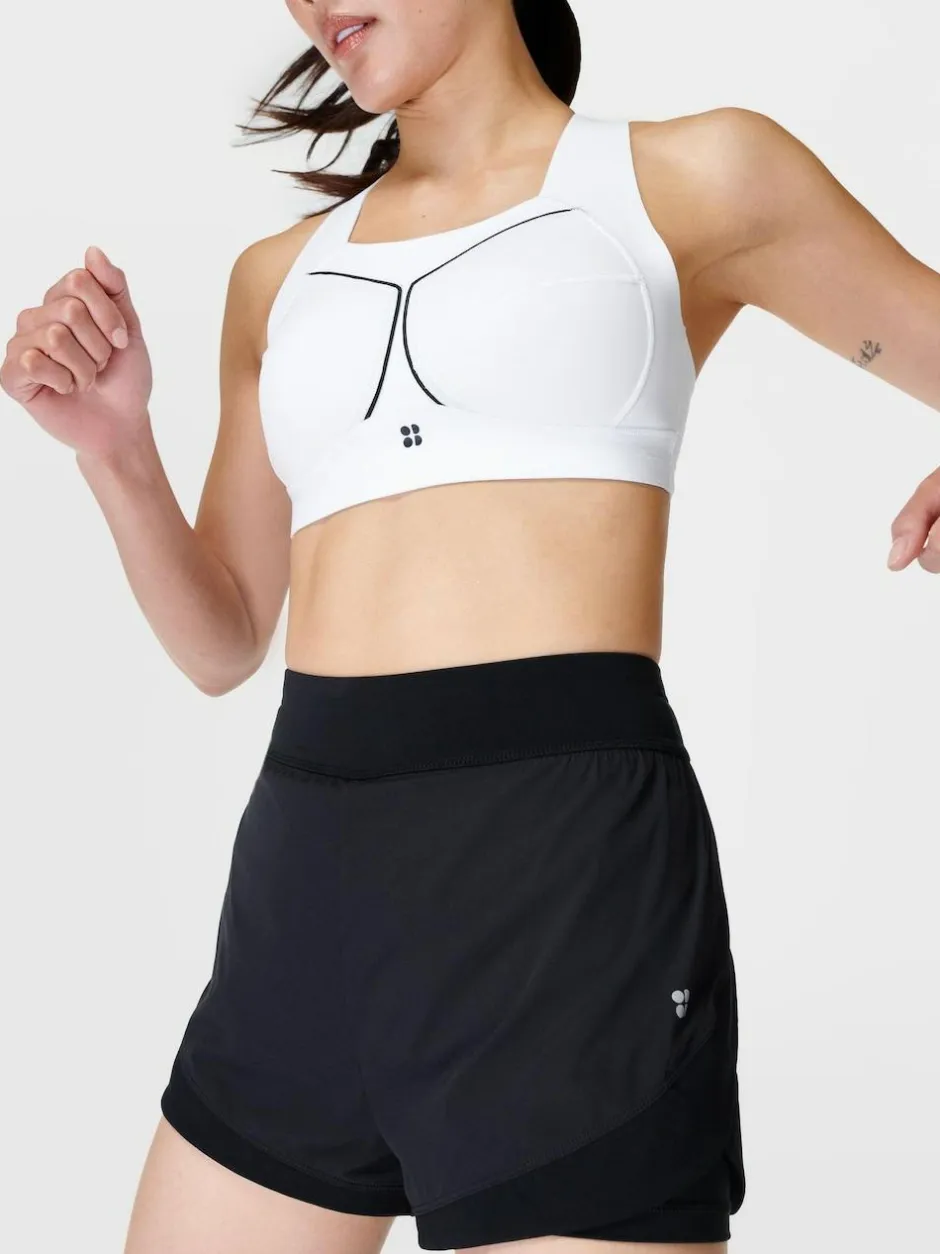 Sweaty Betty Tempo Run Shorts Black New