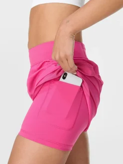 Sweaty Betty Tempo Run Shorts Pink Hot