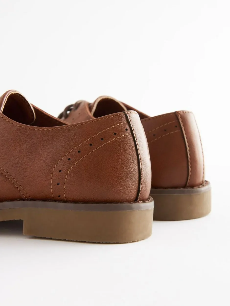 Next Tan Brown Brogue Shoes Sale