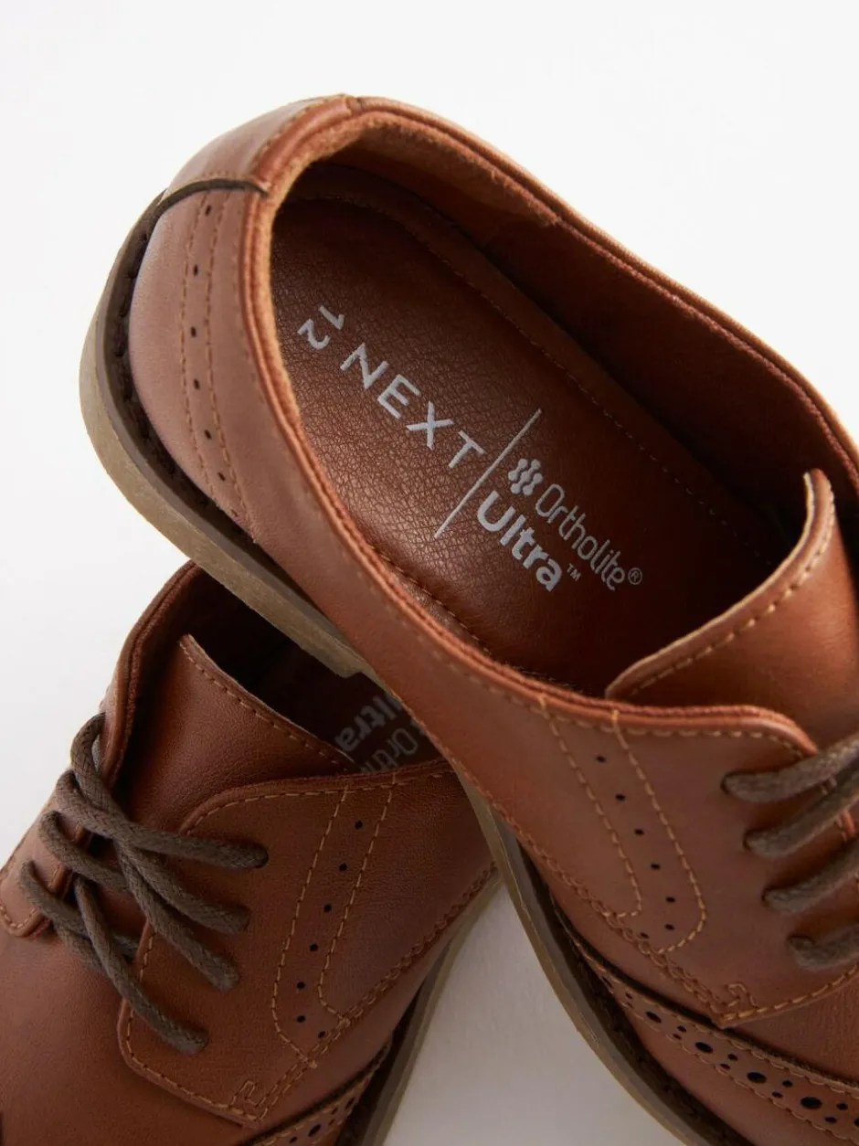 Next Tan Brown Brogue Shoes Sale
