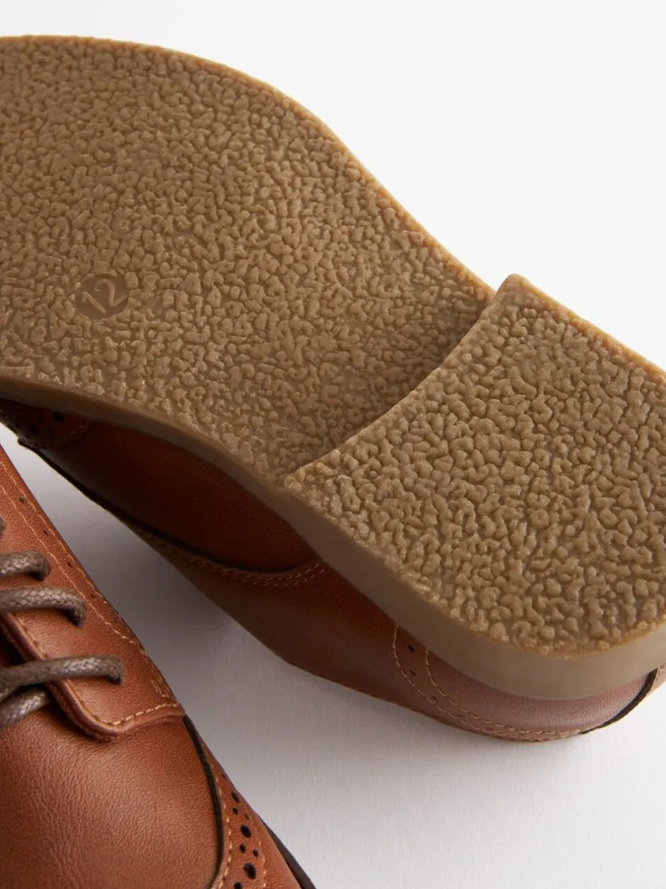Next Tan Brown Brogue Shoes Sale