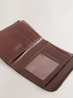Next Tan Brown Envelope Lock Purse Best