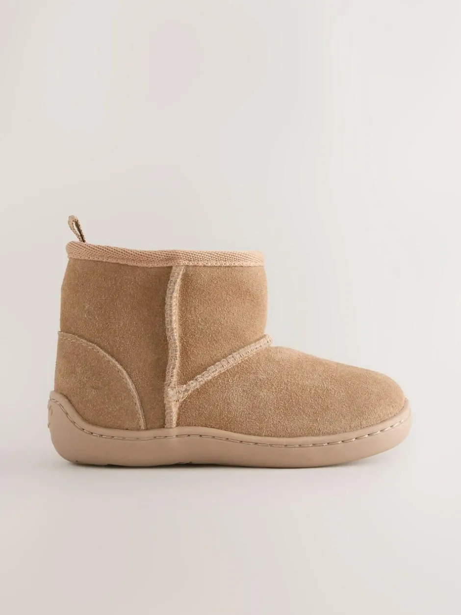 Next Tan Brown First Walker Suede Pull On Boots Sale