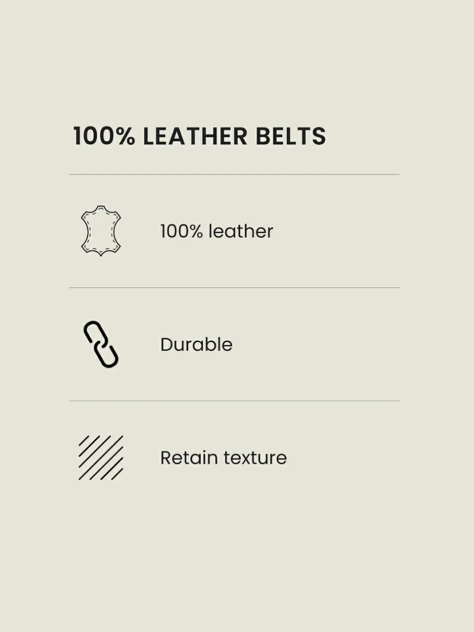 Next Leather Belt Tan Brown New