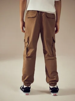 Next Tan Brown Loose Fit Cargo Trousers (3-16yrs) Clearance