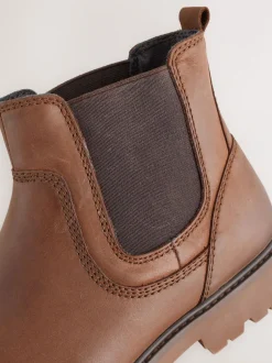 Next Tan Brown Relaxed Chelsea Boots Online