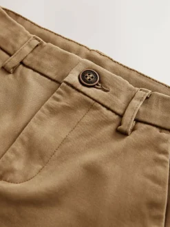 Next Tan Brown Skinny Fit Stretch Chino Trousers (3-17yrs) Best