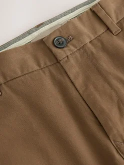 Next Tan Brown Slim Fit Stretch Chinos Trousers Clearance