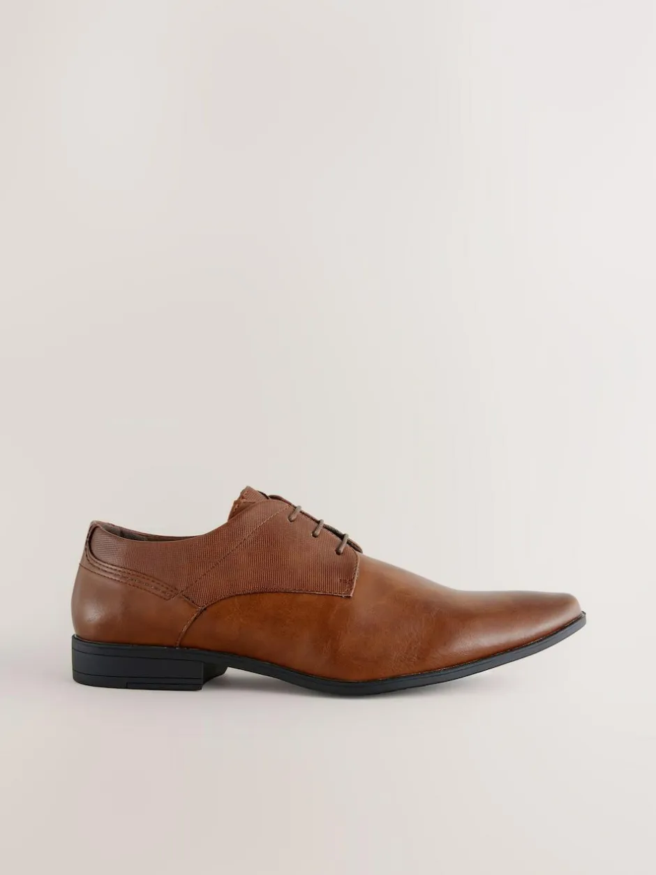 Next Standard Fit Derby Lace-Up Shoes Tan Brown Online