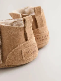 Next Suede Baby Pull-On Boots (0-24mths) Tan Brown Outlet