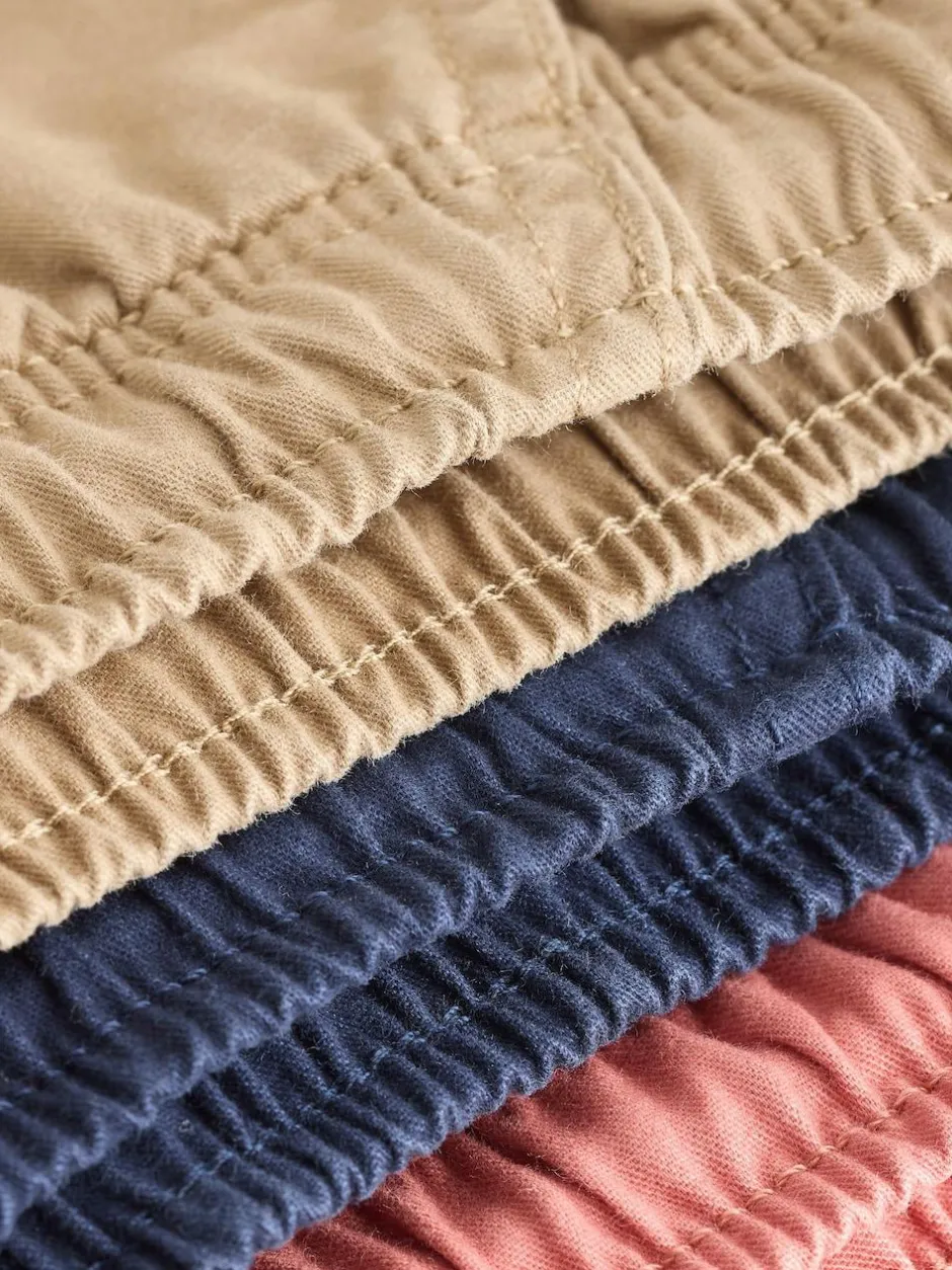 Next 3 Pack Shorts (3-16yrs) Tan/Navy Blue/Blush Discount