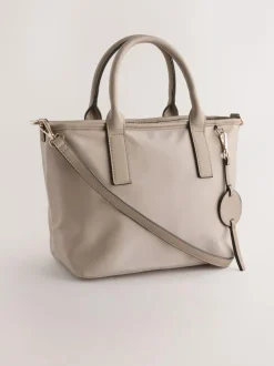 Next Nylon Cross-Body Bag Taupe Brown Best