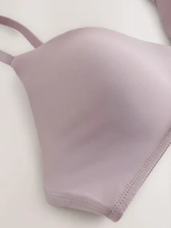 Next Pad Non Wire Premium Ultimate Comfort Lightweight Breathable T-Shirt Bra Taupe