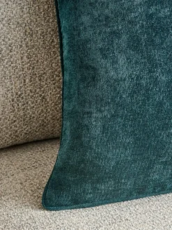 Next Teal Blue 45 x 45cm Soft Velour Cushion Discount