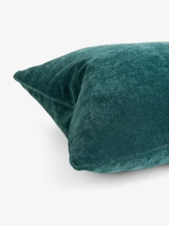 Next Teal Blue 45 x 45cm Soft Velour Cushion Discount