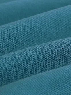 Next Teal Blue Relaxed Fit Long Sleeve Heavyweight T-Shirt (3-16yrs) Best