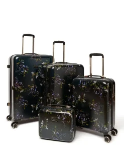Ted Baker Blue Midnight Bloom Large Suitcase Clearance