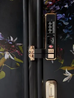 Ted Baker Blue Midnight Bloom Large Suitcase Clearance