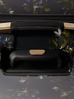 Ted Baker Blue Midnight Bloom Large Suitcase Clearance