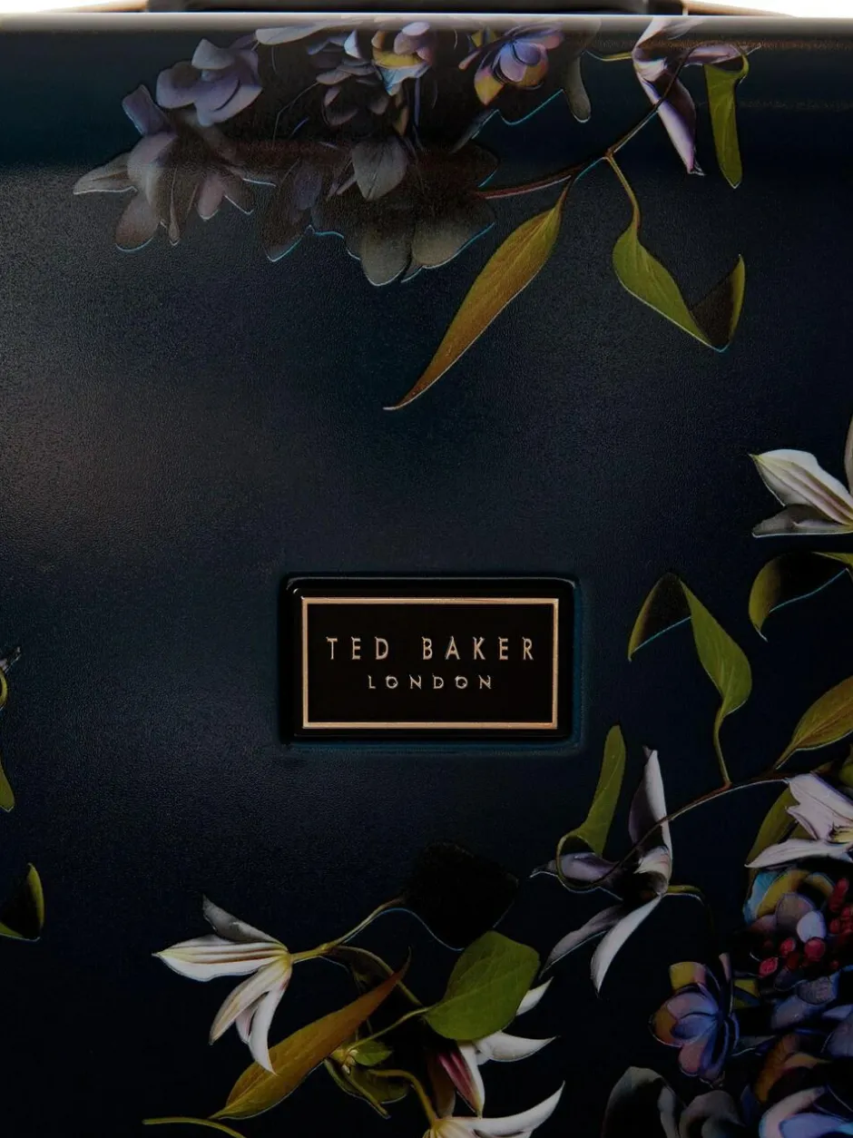 Ted Baker Blue Midnight Bloom Large Suitcase Clearance