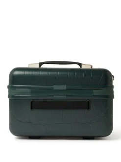 Ted Baker Icon Case Croc Vanity Case Green Outlet