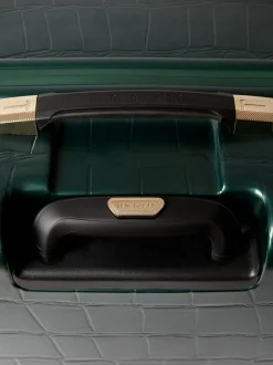 Ted Baker Icon Case Croc Medium Suitcase Green Hot