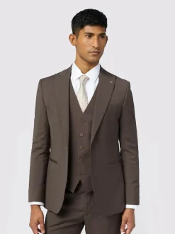 Ted Baker Tailoring Brown Tonic Jacket Discount