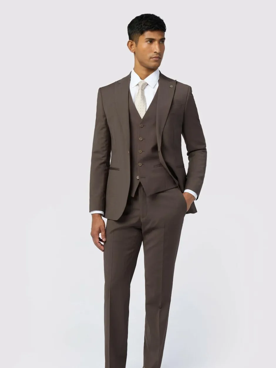 Ted Baker Tailoring Brown Tonic Jacket Discount