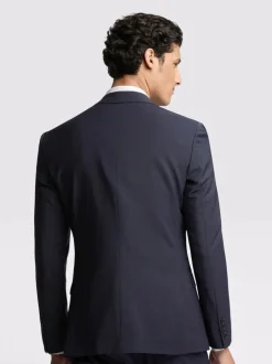 Ted Baker Tailoring Premium Navy Blue Panama Slim Suit Jacket Sale