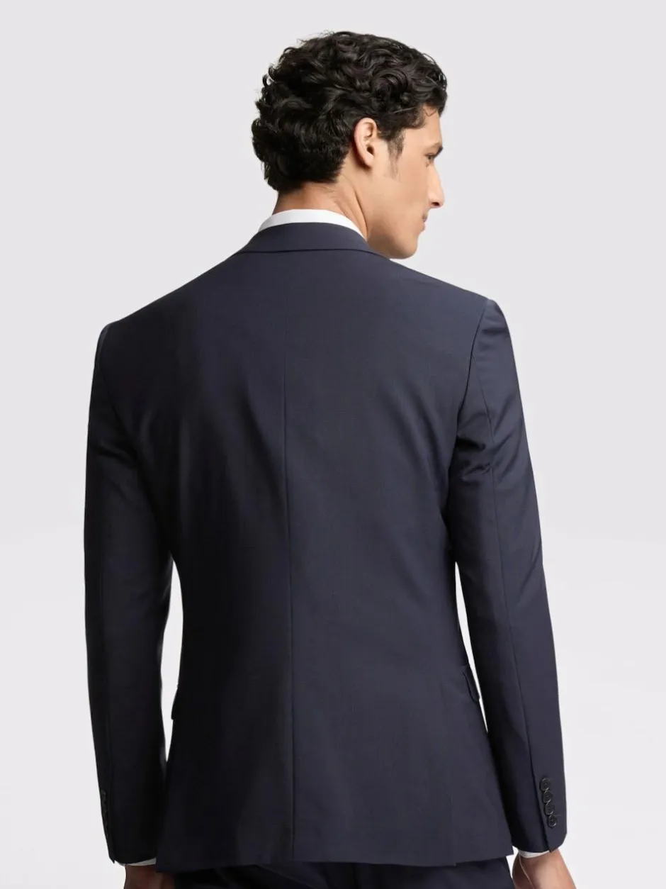 Ted Baker Tailoring Premium Navy Blue Panama Slim Suit Jacket Sale